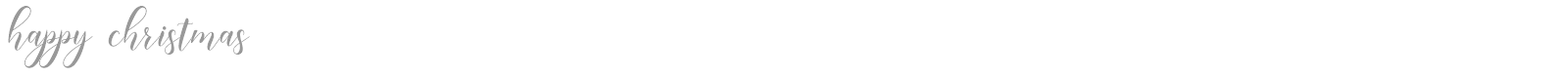 Happy Christmas font preview